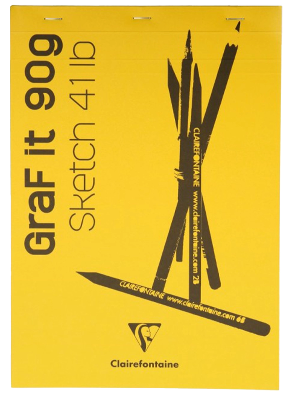 Clairefontaine Graf It Blanc Çizim Blok 90 g A4 80 Yaprak