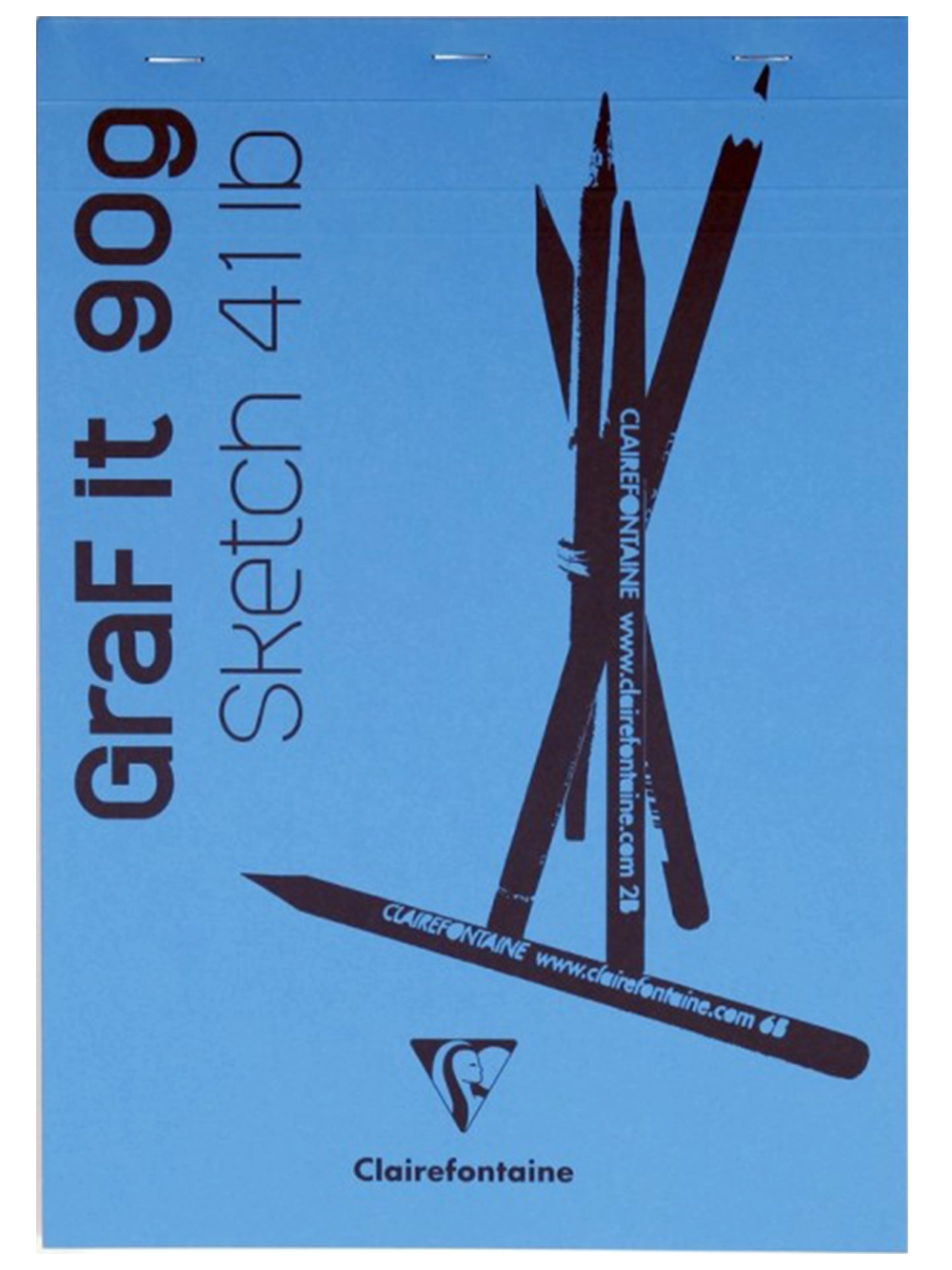 Clairefontaine Graf It Blanc Çizim Blok 90 g A4 80 Yaprak