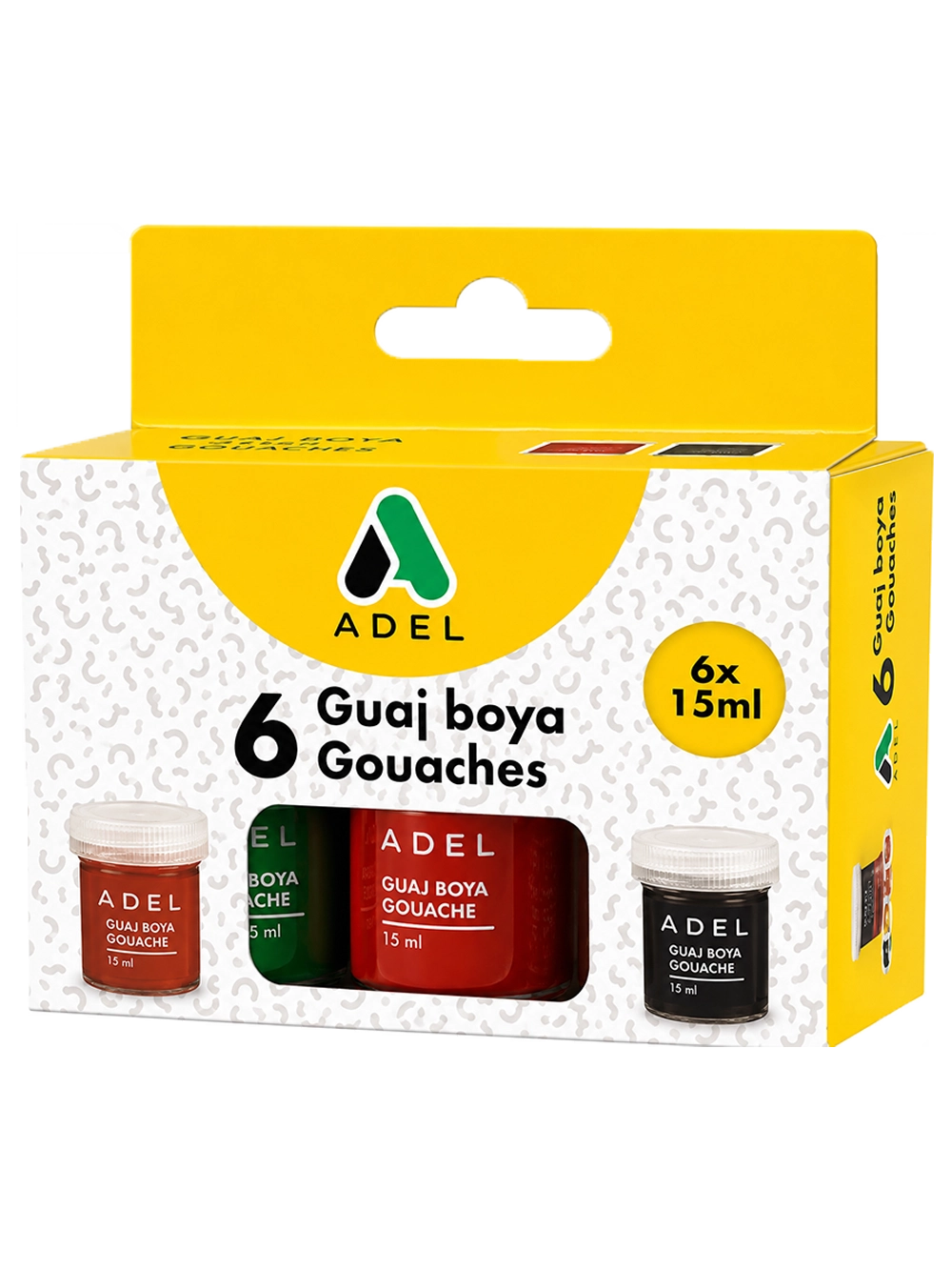 Adel Guaj Boya 15 ml x 6 Renk