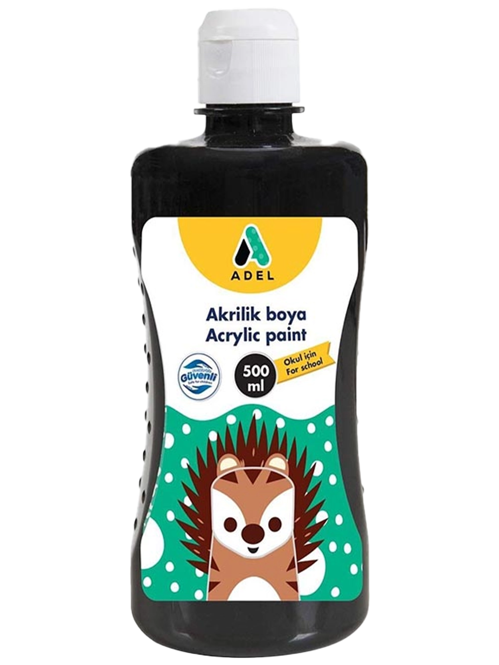 Adel Akrilik Boya 500 ml Siyah