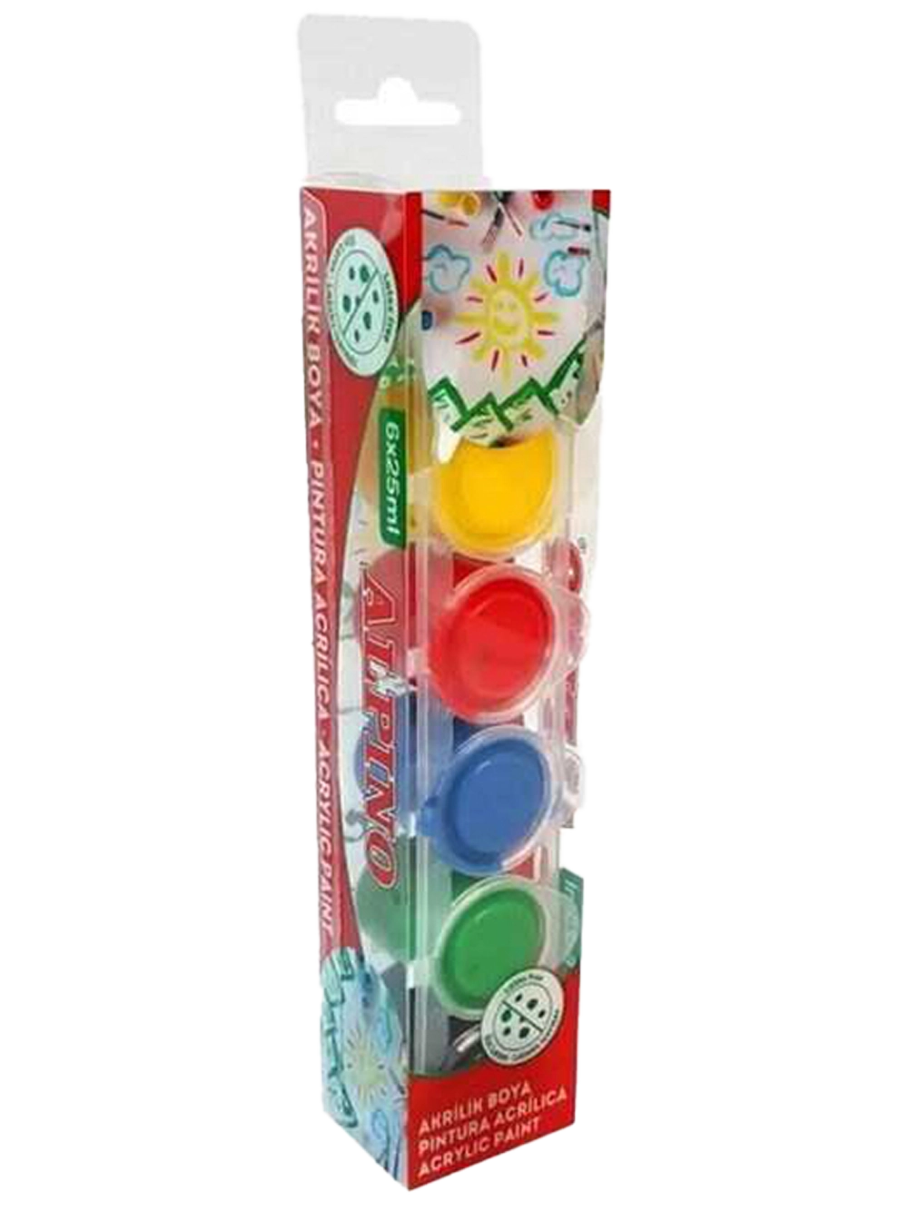 Alpino Akrilik Boya 25 ml x 6 Renk