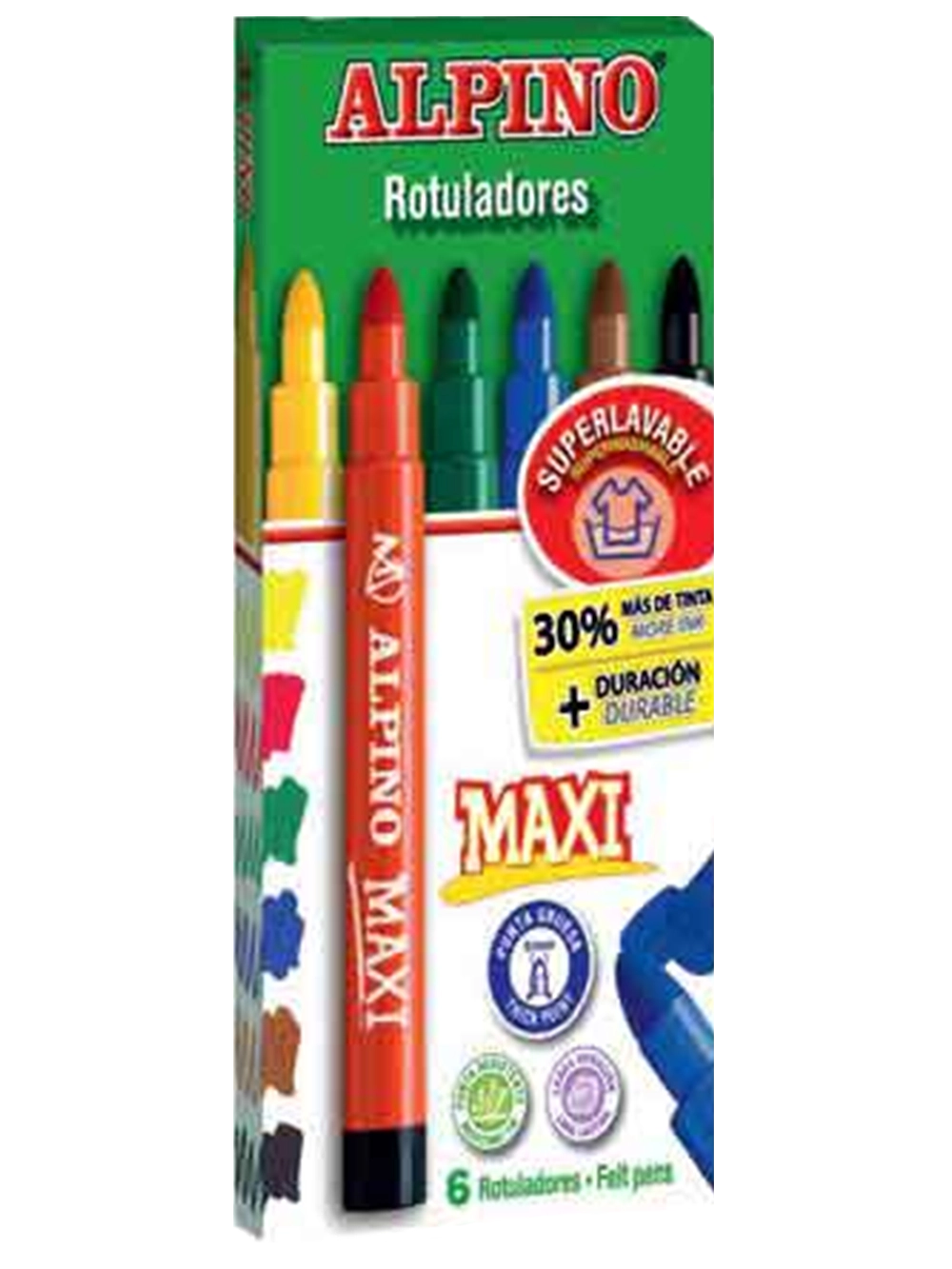 Alpino Maxi Keçeli Kalem 6 Renk