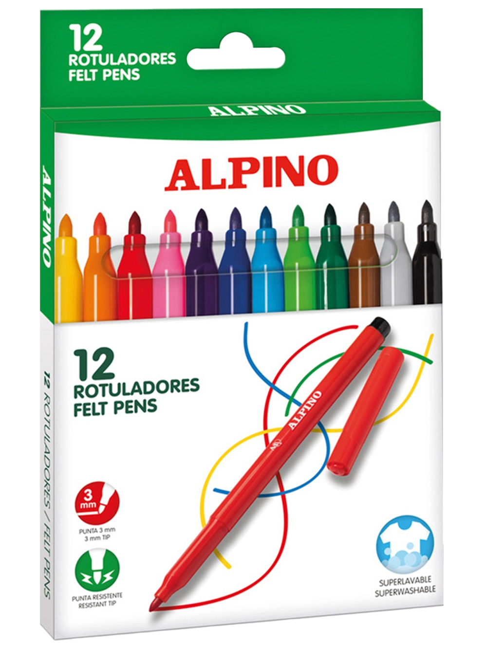 Alpino Keçeli Kalem 12 Renk