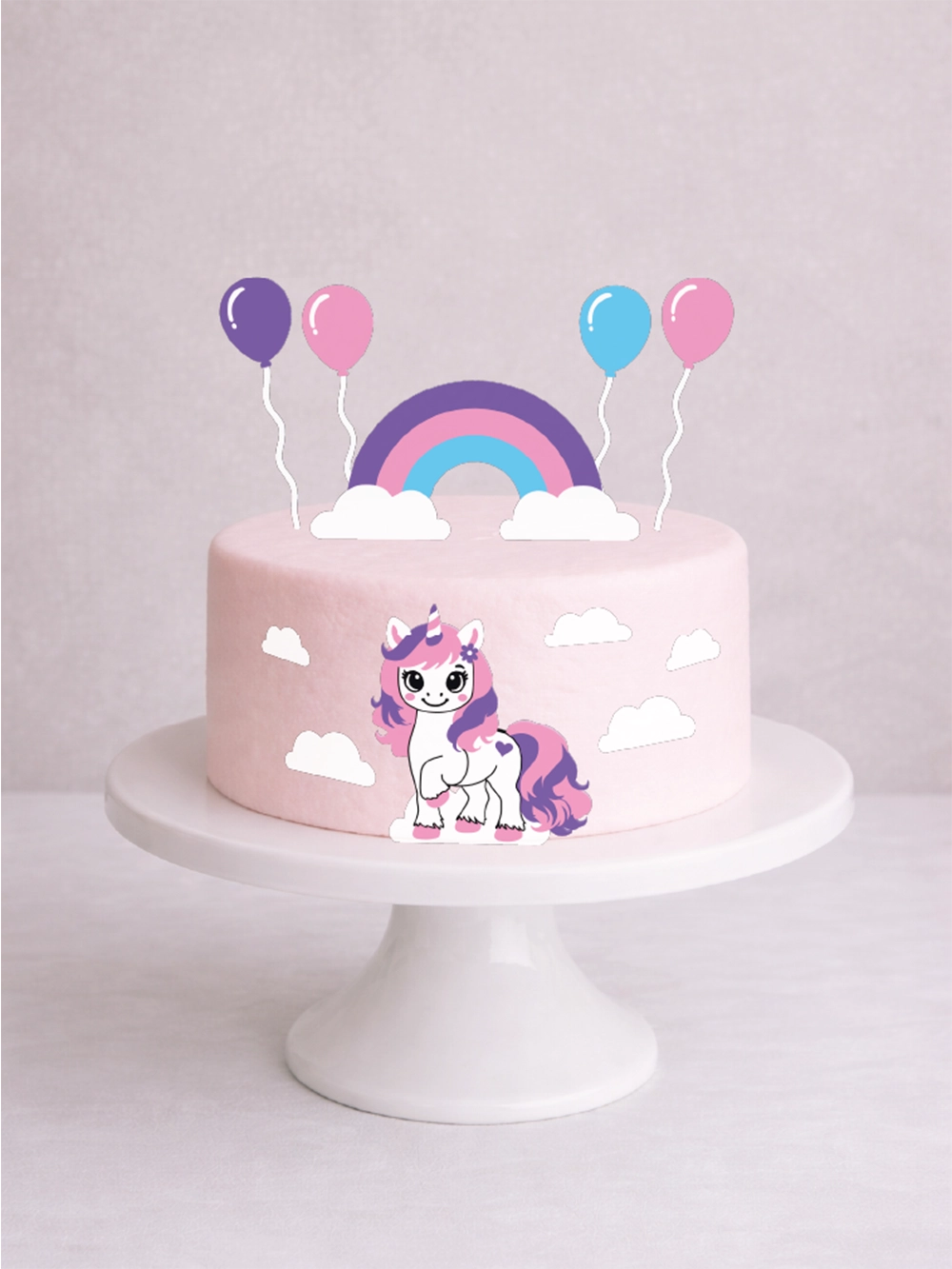 Gomy 3D Unicorn Pasta Süsü Seti