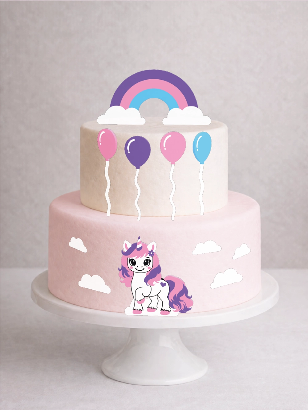 Gomy 3D Unicorn Pasta Süsü Seti