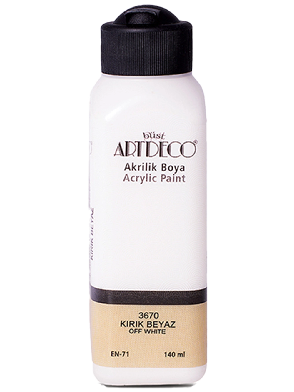 Artdeco Akrilik Boya 140 ml Kırık Beyaz 3670