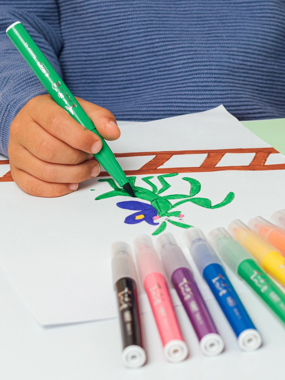 Bic Kids Visaquarelle Fırça Uçlu Keçeli Kalem 10 Renk