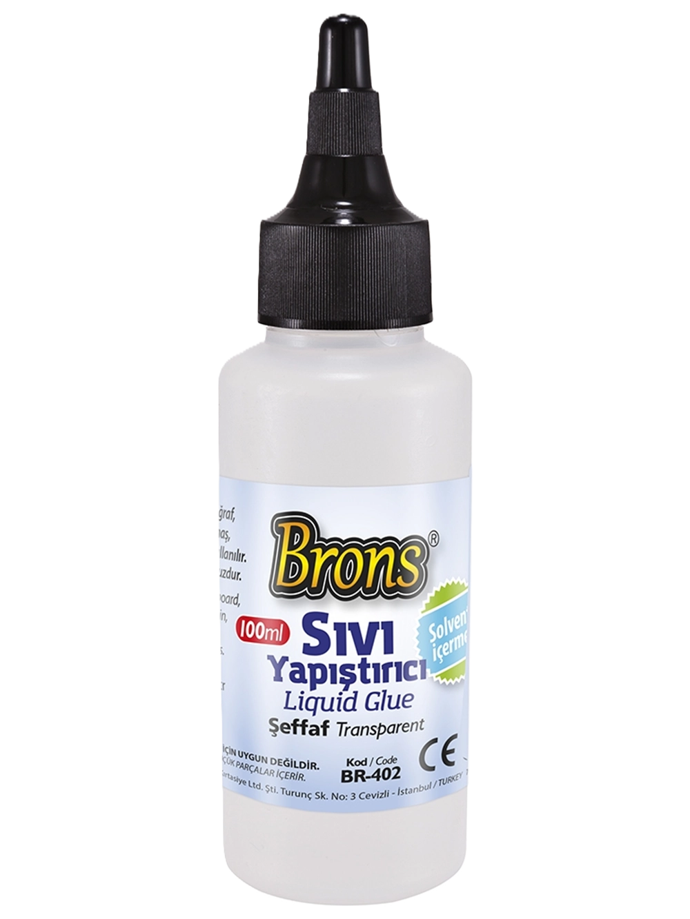 Brons Sıvı Yapıştırıcı Şeffaf 100 ml BR-402