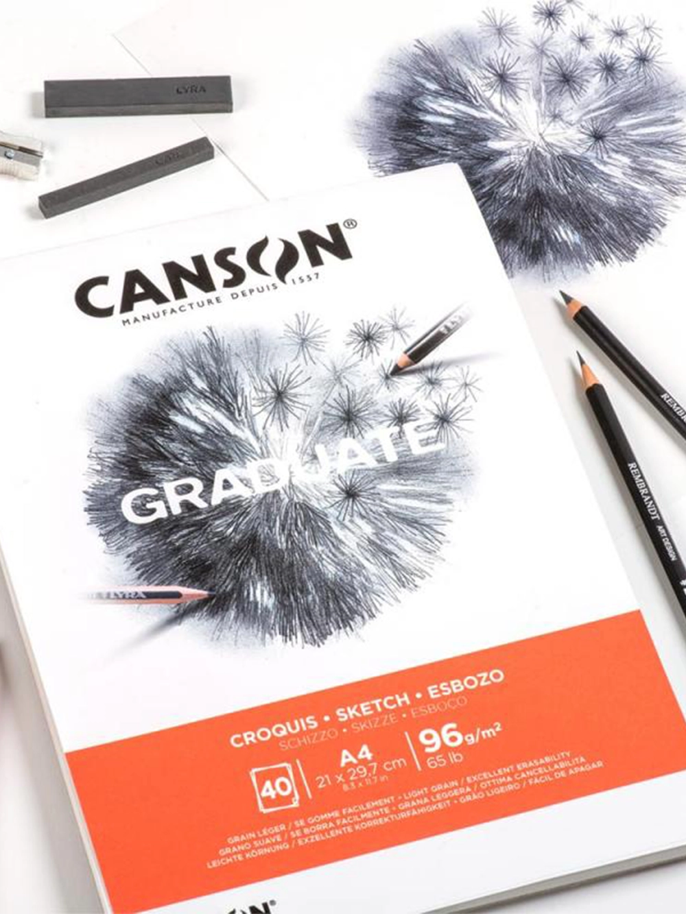 Canson Graduate Eskiz Blok 96 g A5 40 Yaprak