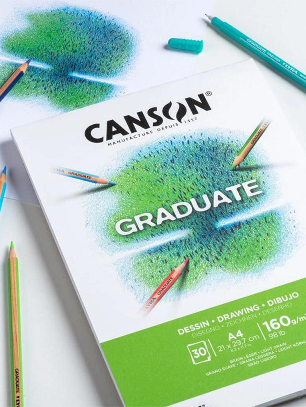 Canson Graduate Çizim Blok 160 g A3 30 Yaprak