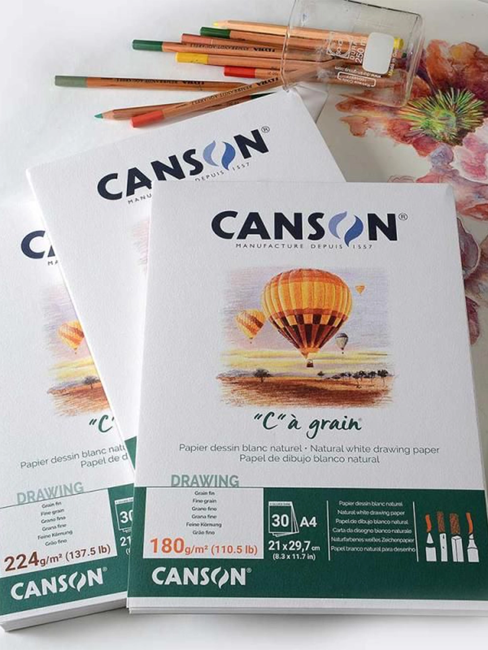 Canson Cagrain Çizim Blok 180 g A5 30 Yaprak