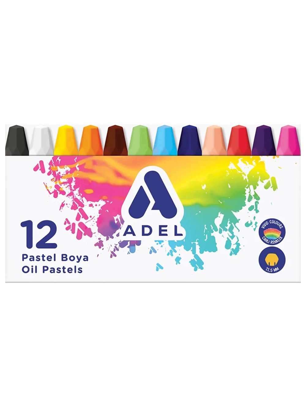 Adel Pastel Boya 12 Renk