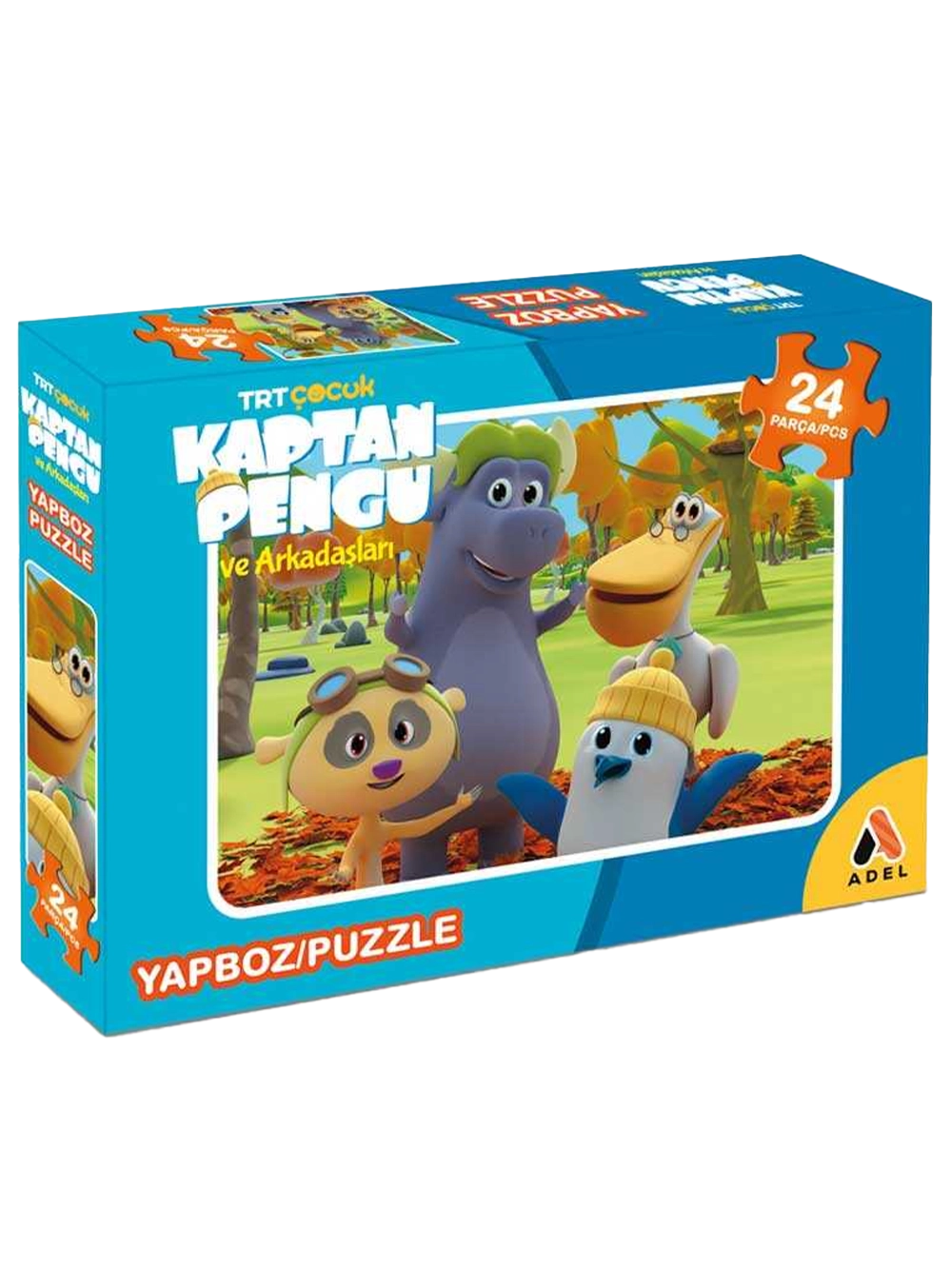 Adel Kaptan Pengu Ve Arkadaşları Puzzle 24 Parça